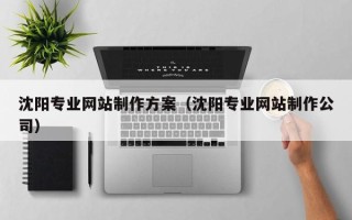 姜堰沈阳专业网站制作方案（沈阳专业网站制作公司）